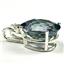 925 Sterling Silver Pendant, Neptune Garden Topaz, SP018