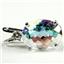 925 Sterling Silver Pendant, Mercury Mist Topaz, SP018