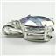 925 Sterling Silver Pendant, Mercury Mist Topaz, SP018