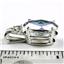 925 Sterling Silver Pendant, Mercury Mist Topaz, SP018