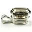 925 Sterling Silver Pendant, Smoky Quartz, SP006