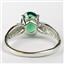 SR058, Russian Nanocrystal Emerald, 925 Sterling Silver Ring