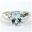 SR058, Aquamarine, 925 Sterling Silver
