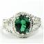 Russian Nanocrystal Emerald,925 Sterling Silver, SR070