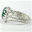 Russian Nanocrystal Emerald,925 Sterling Silver, SR070