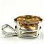 925 Sterling Silver Pendant, Twilight Fire Topaz, SP004