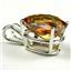 925 Sterling Silver Pendant, Twilight Fire Topaz, SP004