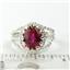 Created Ruby, 925 Sterling Silver Ring, SR070