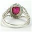 Crimson Topaz, 925 Sterling Silver Ring, SR070