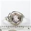 Sterling Silver Ladies Ring, Rose Quartz, SR021
