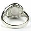 Sterling Silver Ladies Ring, Created White Opal, SR021