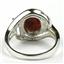 Sterling Silver Ladies Ring, Created Red Brown opal, SR021