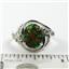 Sterling Silver Ladies Ring, Created Black Opal, SR021