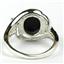 Sterling Silver Ladies Ring, Black Onyx, SR021