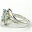 Sterling Silver Ladies Ring, Aquamarine, SR021