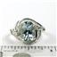 Sterling Silver Ladies Ring, Aquamarine, SR021