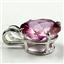 SP089, Pure Pink Topaz 925 Sterling Silver Pendant