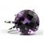 925 Sterling Silver Pendant, Amethyst, SP022