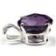 925 Sterling Silver Pendant, Amethyst, SP022