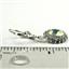 925 Sterling Silver Leverback Earrings, Mercury Mist Topaz, SE183