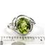 Sterling Silver Ladies Ring, Peridot, SR021