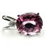 925 Sterling Silver Pendant, Pure Pink Topaz, SP022
