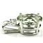 925 Sterling Silver Pendant, Green Amethyst, SP022