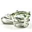 925 Sterling Silver Pendant, Green Amethyst, SP022