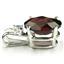 925 Sterling Silver Pendant, Mozambique Garnet, SP022