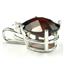 925 Sterling Silver Pendant, Mozambique Garnet, SP022