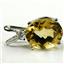 925 Sterling Silver Pendant, Citrine, SP022