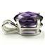 925 Sterling Silver Pendant, Amethyst,  SP006