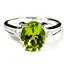 925 Sterling Silver Ladies Ring, Peridot, SR136