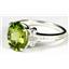 925 Sterling Silver Ladies Ring, Peridot, SR136