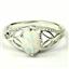SR137, Created White Opal, 925 Sterling Silver Ring