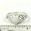 SR137, Created White Opal, 925 Sterling Silver Ring