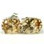 925 Sterling Silver Post Earrings, Champagne CZ, SE102