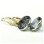 14k Gold Leverback Earrings, Neptunes Garden Topaz, E211