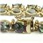 B001, Mystic Fire Topaz Gold Bracelet