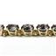 B001, Mystic Fire Topaz Gold Bracelet