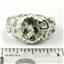 925 Sterling Silver Men's Nugget Ring, Green Amethyst (Prasiolite), SR168