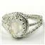 Rainbow Moonstone, 925 Dterling Silver Ring, SR070