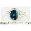 London Blue Topaz, 925 Sterling Silver Ring, SR070