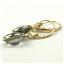 14k Gold Leverback Earrings, Mystic Fire Topaz, E101