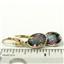 14k Gold Leverback Earrings, Mystic Fire Topaz, E101