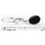 925 Sterling Silver Leverback Earrings, Black Onyx, SE001