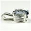 925 Sterling Silver Pendant, Neptune Garden Topaz, SP002