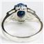 SR302, Created Blue Green Opal, 925 Sterling Silver Ring
