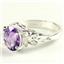 SR302, Amethyst, 925 Sterling Silver Ring