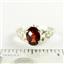 SR302, Mozambique Garnet,  925 Sterling Silver Ring